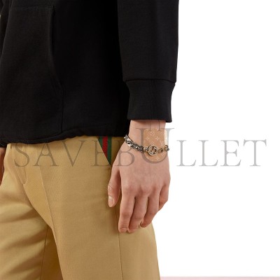 GUCCI INTERLOCKING CHAIN BRACELET 454285